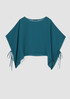 Sheer Silk Georgette Poncho