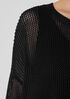 Organic Linen Cotton Cord Crew Neck Top