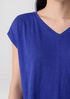 Organic Linen Jersey V-Neck Tee