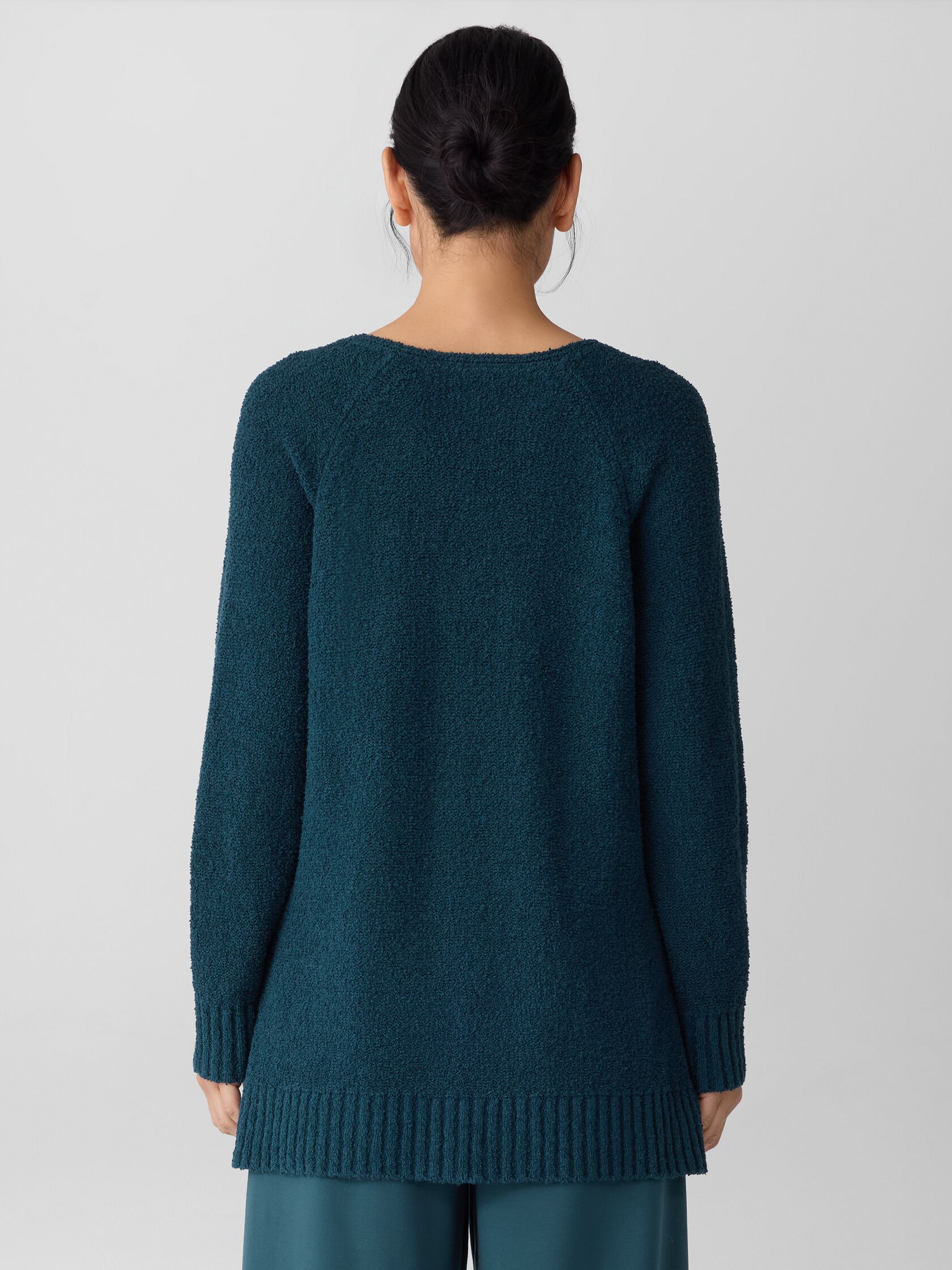 Cotton Fluff V-Neck Top