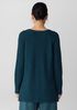 Cotton Fluff V-Neck Top