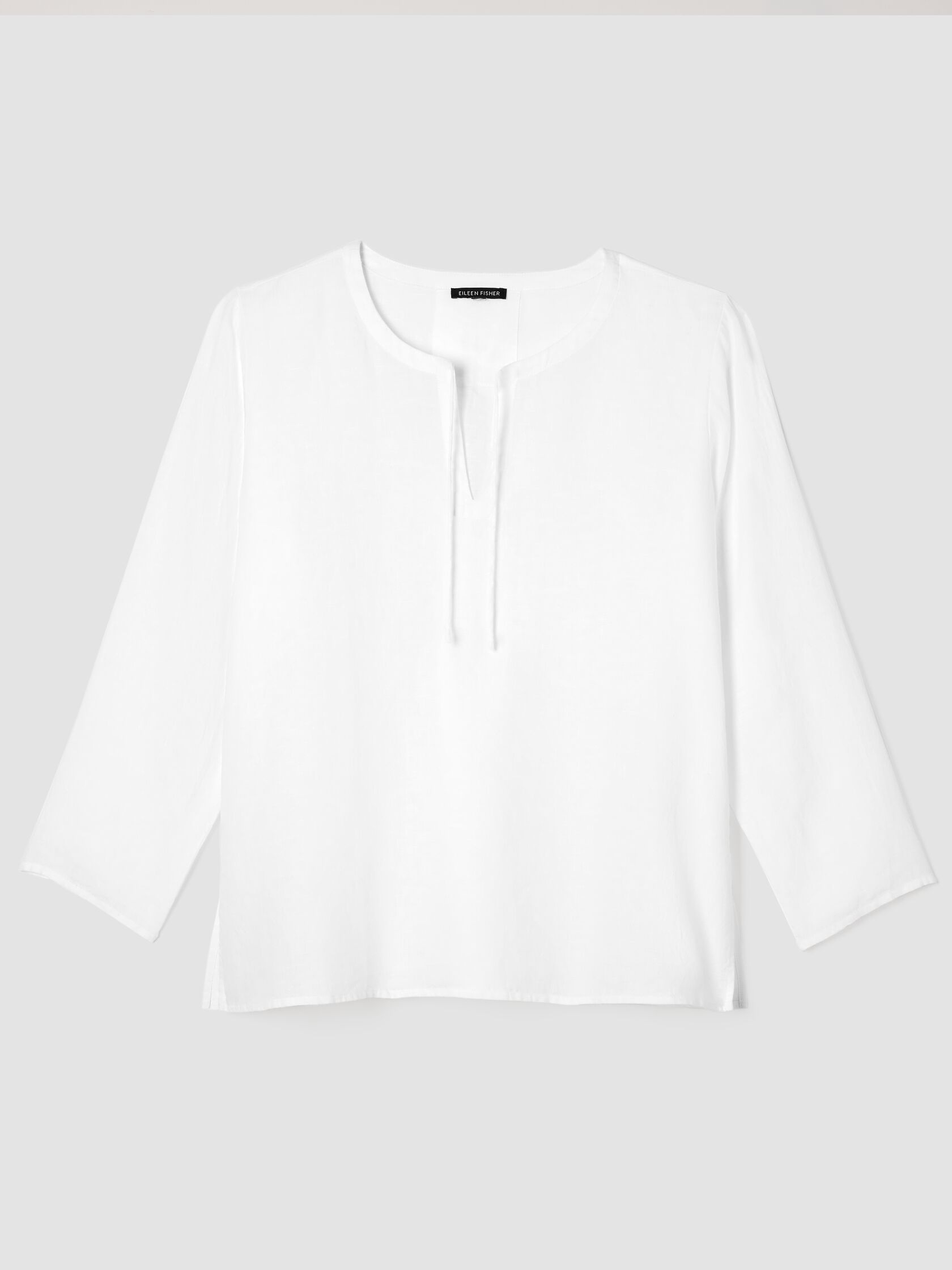 Organic Handkerchief Linen Round Neck Top