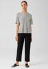 Washable Stretch Crepe Straight Pant