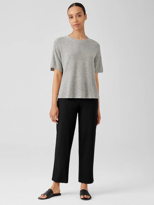 Washable Stretch Crepe Straight Pant | EILEEN FISHER