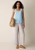 Organic Linen Jersey Scoop Neck Tank