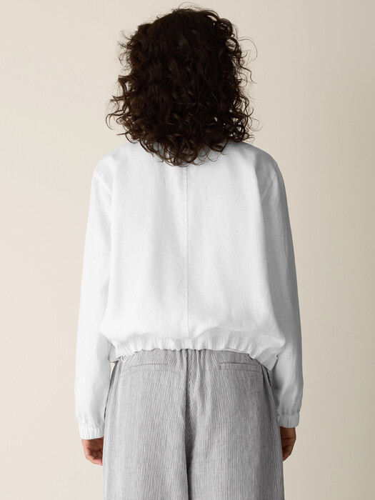 Organic Linen Flight Jacket