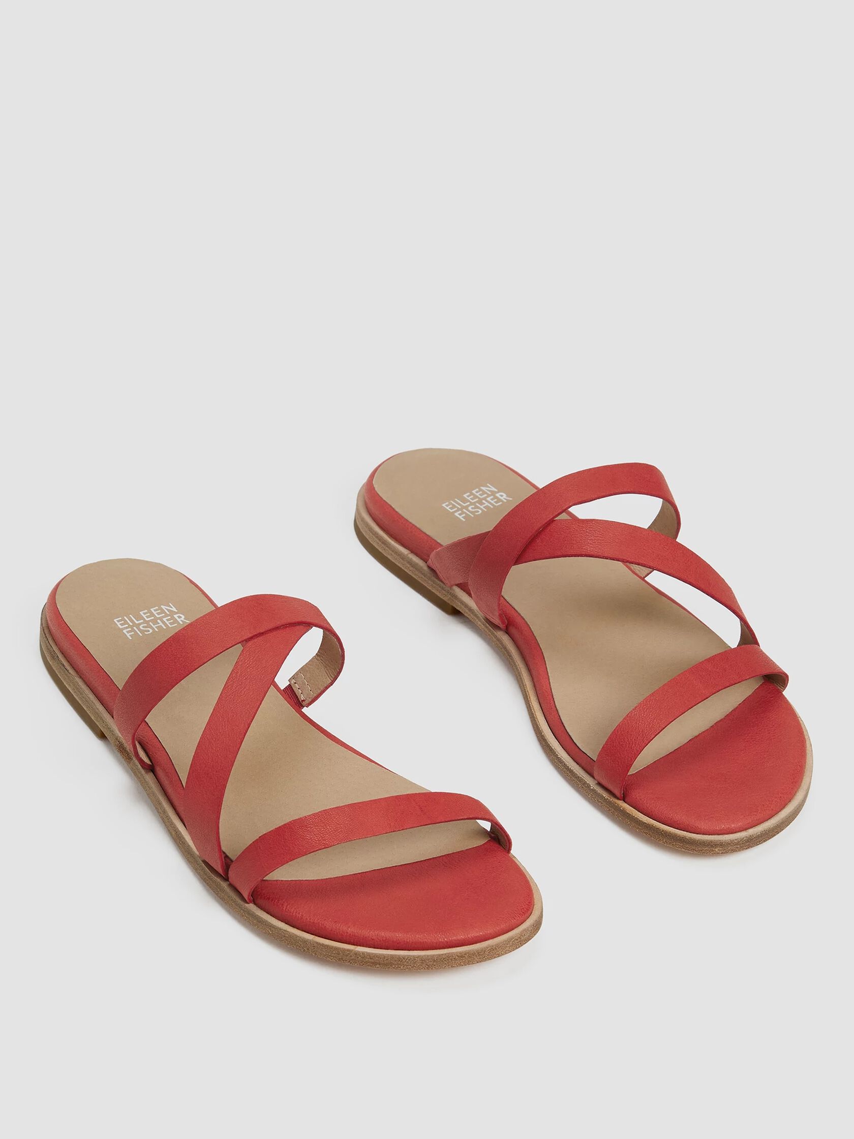 Kira Tumbled Leather Sandal