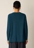 Italian Cashmere Crew Neck Long Top