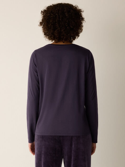 Organic Pima Cotton Jersey Long-Sleeve Tee