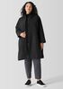 Light Cotton Nylon Hooded Coat