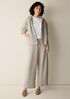 Organic Cotton Boucle Knit Hooded Jacket