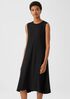 Fine Jersey Crew Neck Dress