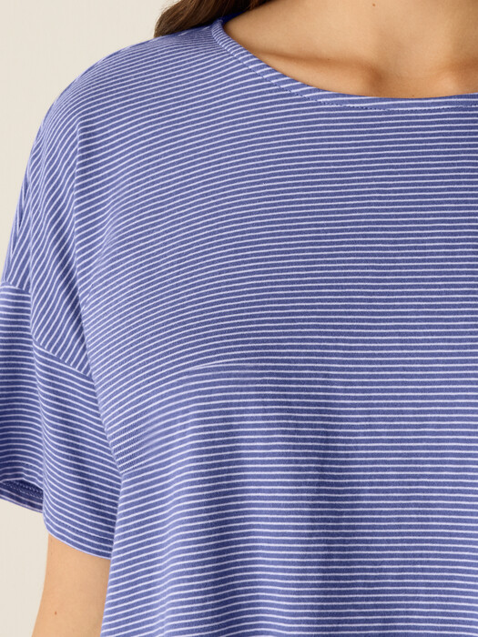 Mini Stripe Organic Cotton Jersey Sleep Set