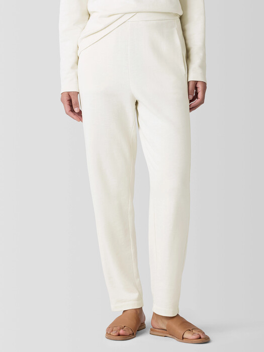 Garment-Dyed Terry Slouchy Pant