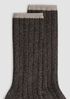 Cotton Marl Ribbed Sock