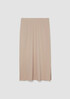 Lightweight Organic Cotton Terry A-Line Skirt