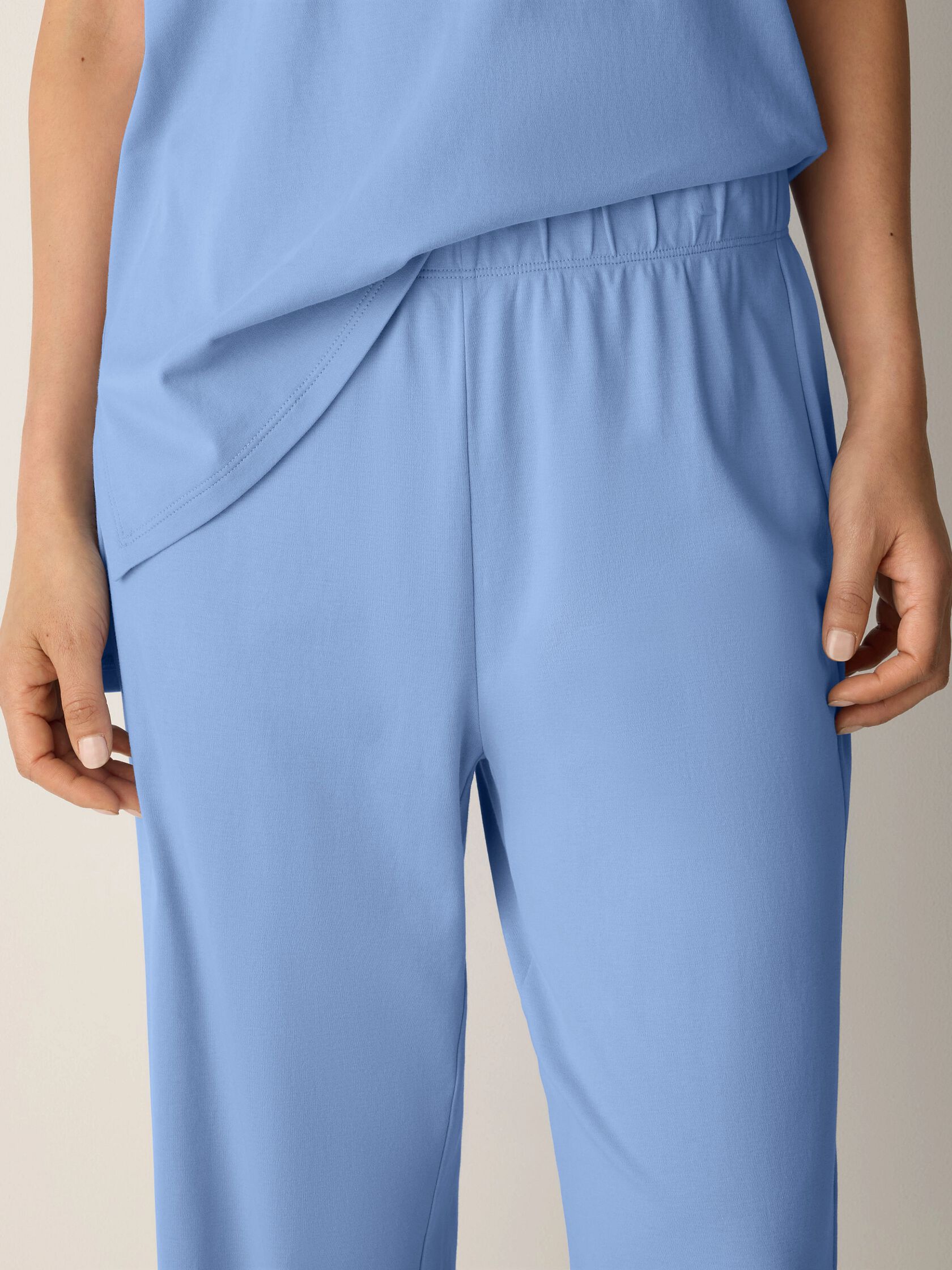 Organic Cotton Interlock Straight Sleep Pant