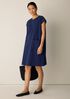 Organic Cotton Pucker Round Neck Dress