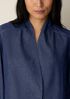Lightweight Organic Cotton Denim Curved Jacket