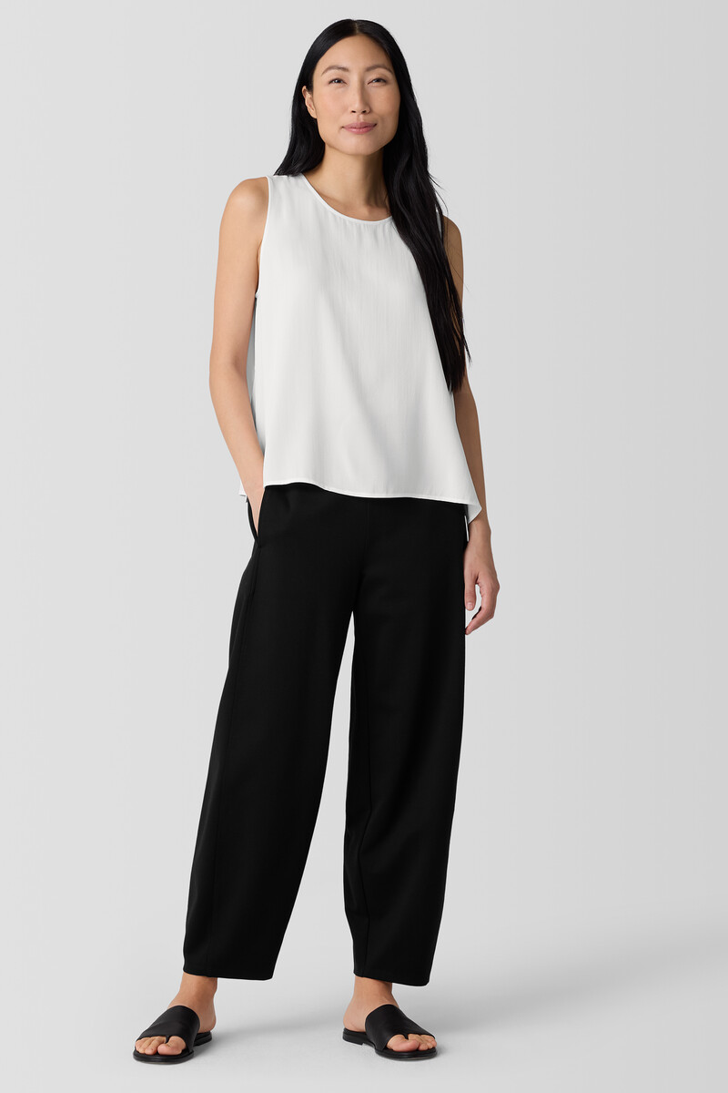 Washable Flex Ponte Curved Lantern Pant Washable Flex Ponte Curved Lantern Pant