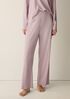 Organic Cotton Rib Straight Sleep Pant