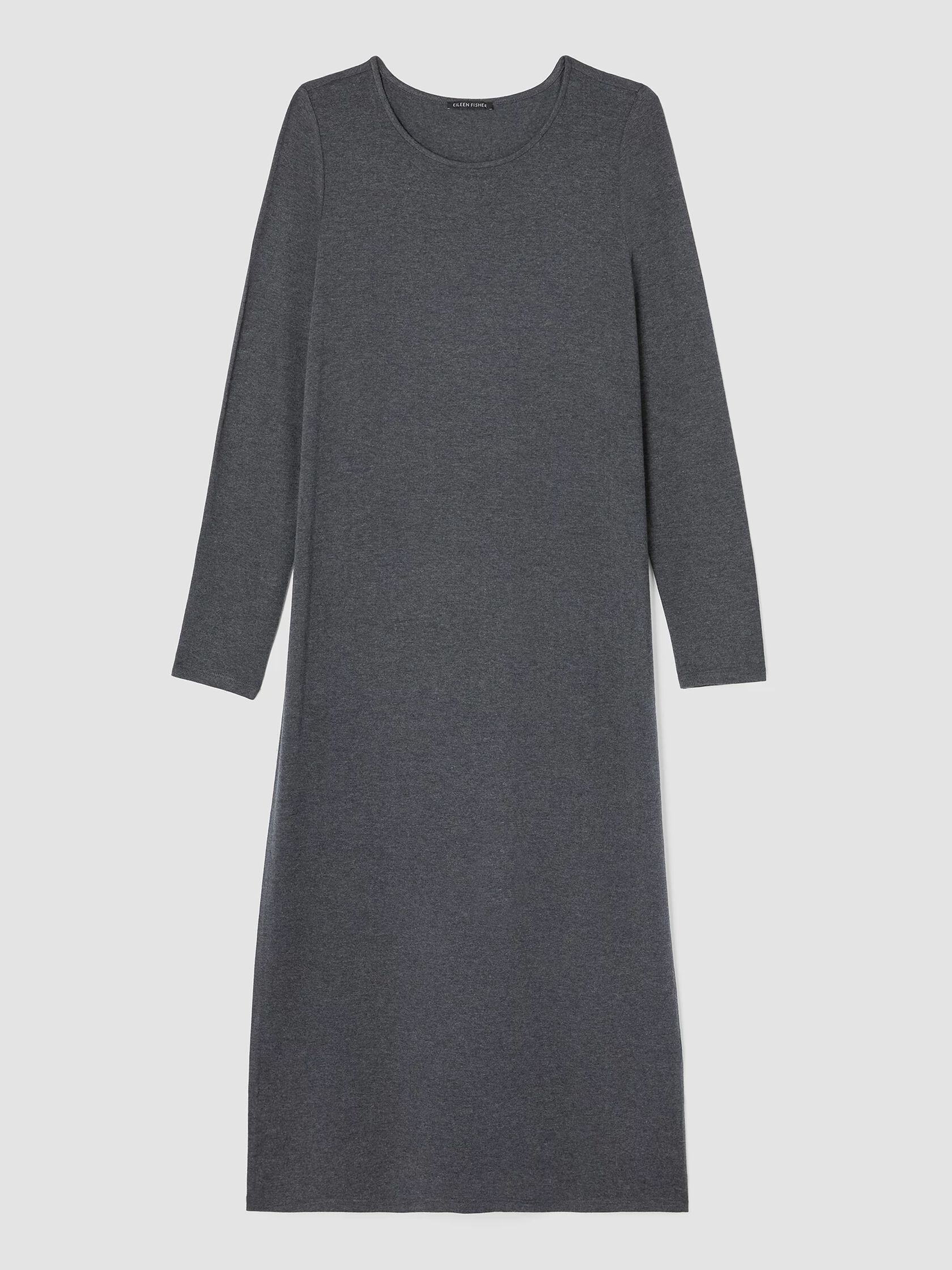 Fine Jersey Jewel Neck Dress