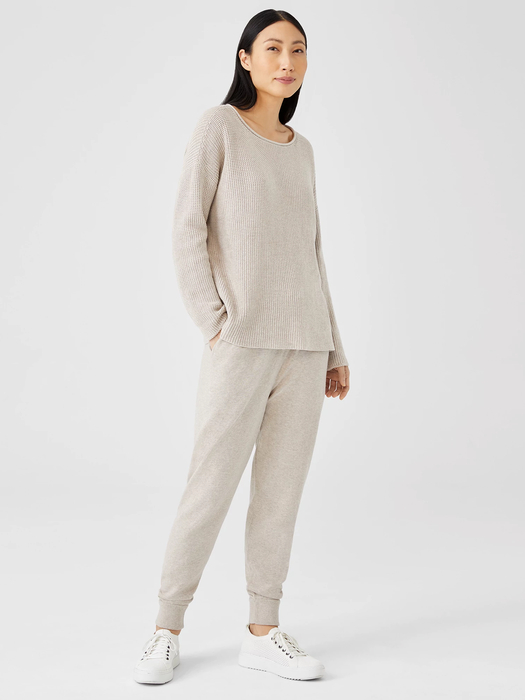 Peruvian Organic Cotton Jogger Pant | EILEEN FISHER