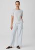 Organic Pima Cotton Jersey Round Neck Tee