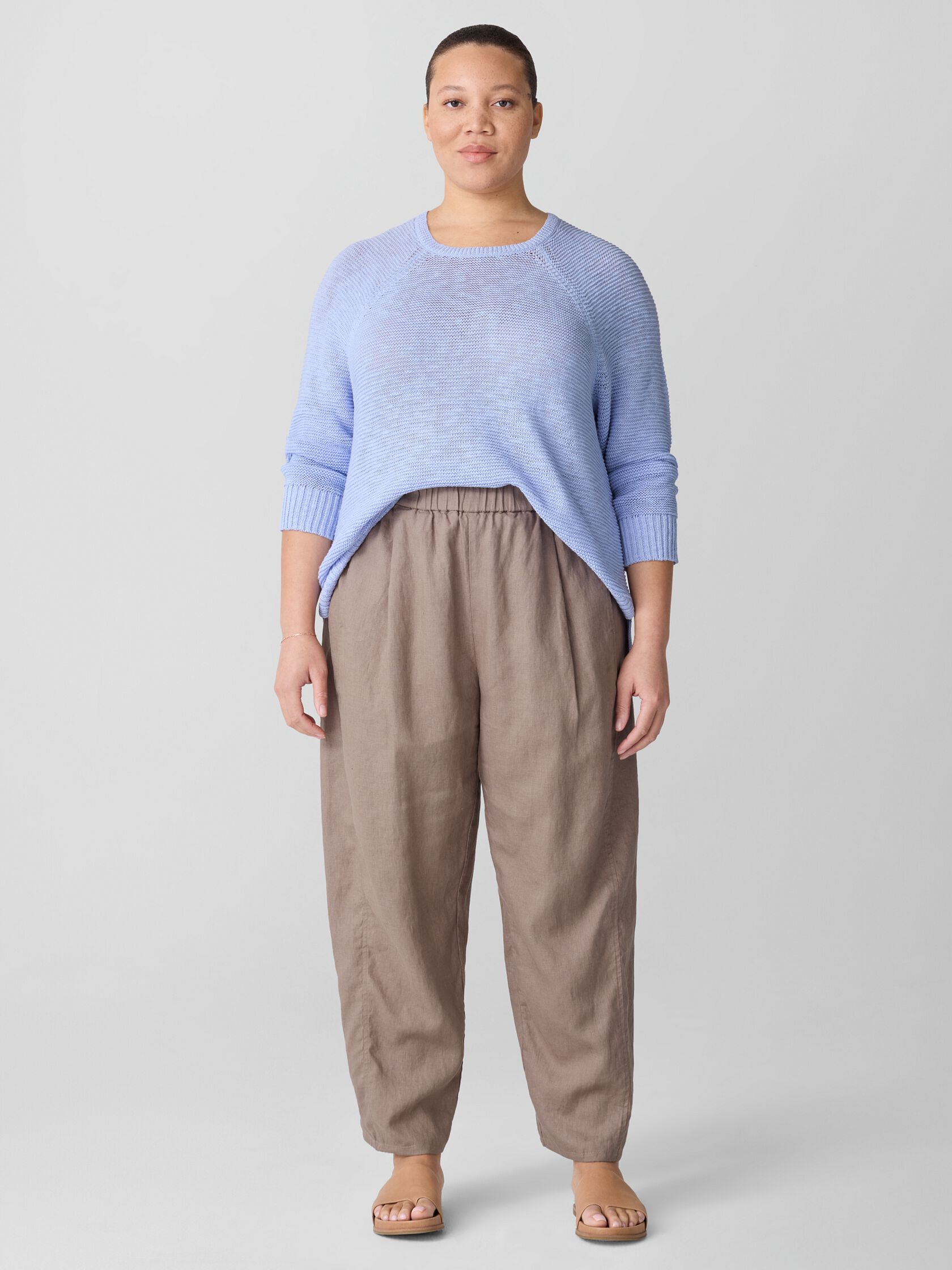 Organic Linen Lantern Pant