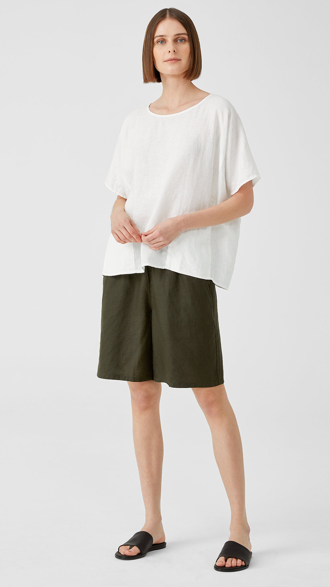 Organic Linen Shorts