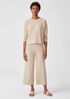 Italian Cashmere Straight Cropped Pant