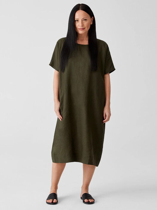 Organic Handkerchief Linen Dress | EILEEN FISHER Organic Handkerchief Linen Dress | EILEEN FISHER