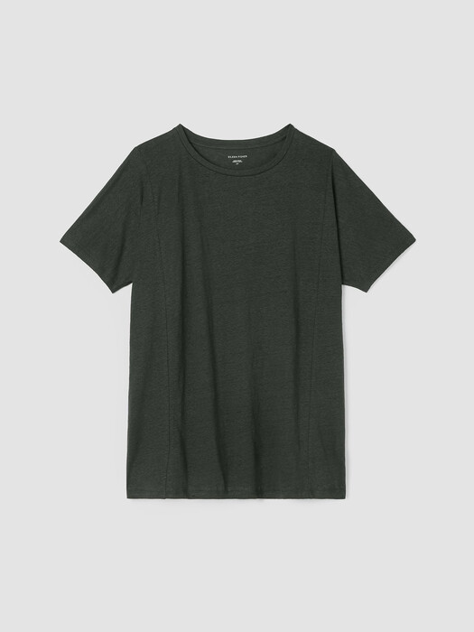 Organic Linen Jersey Long Tee