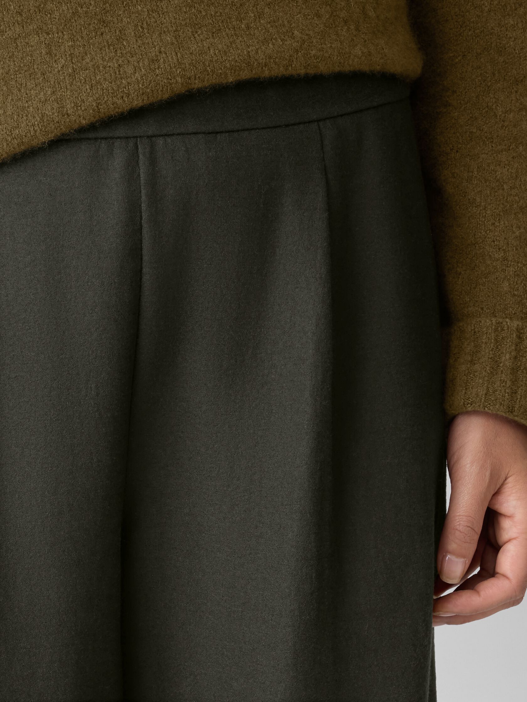 Felted Wool Jersey Lantern Pant in Regenerative Wool