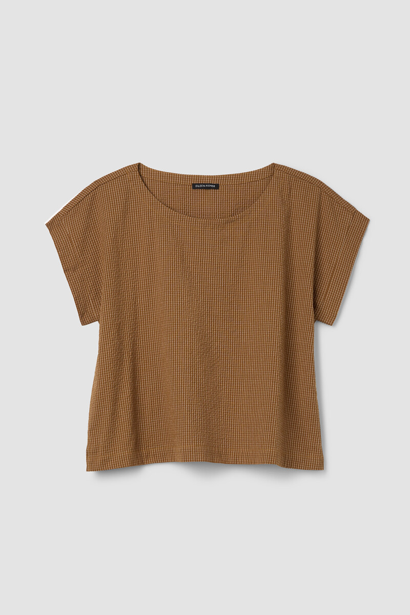 Organic Cotton Ripple Square Top Organic Cotton Ripple Square Top