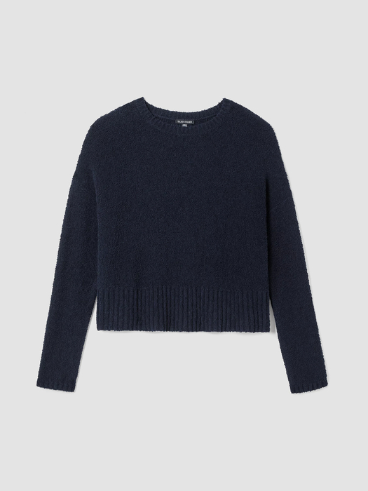 Cotton Fluff Crew Neck Top