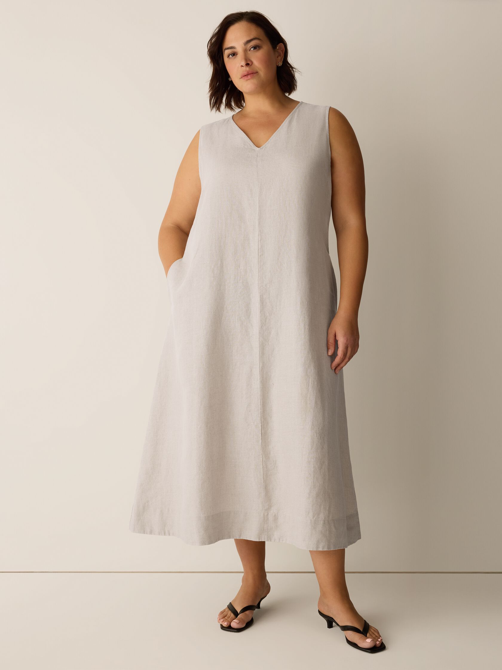 Organic Linen Easy Dress