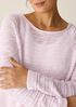Organic Linen Cotton Slub Bateau Neck Top