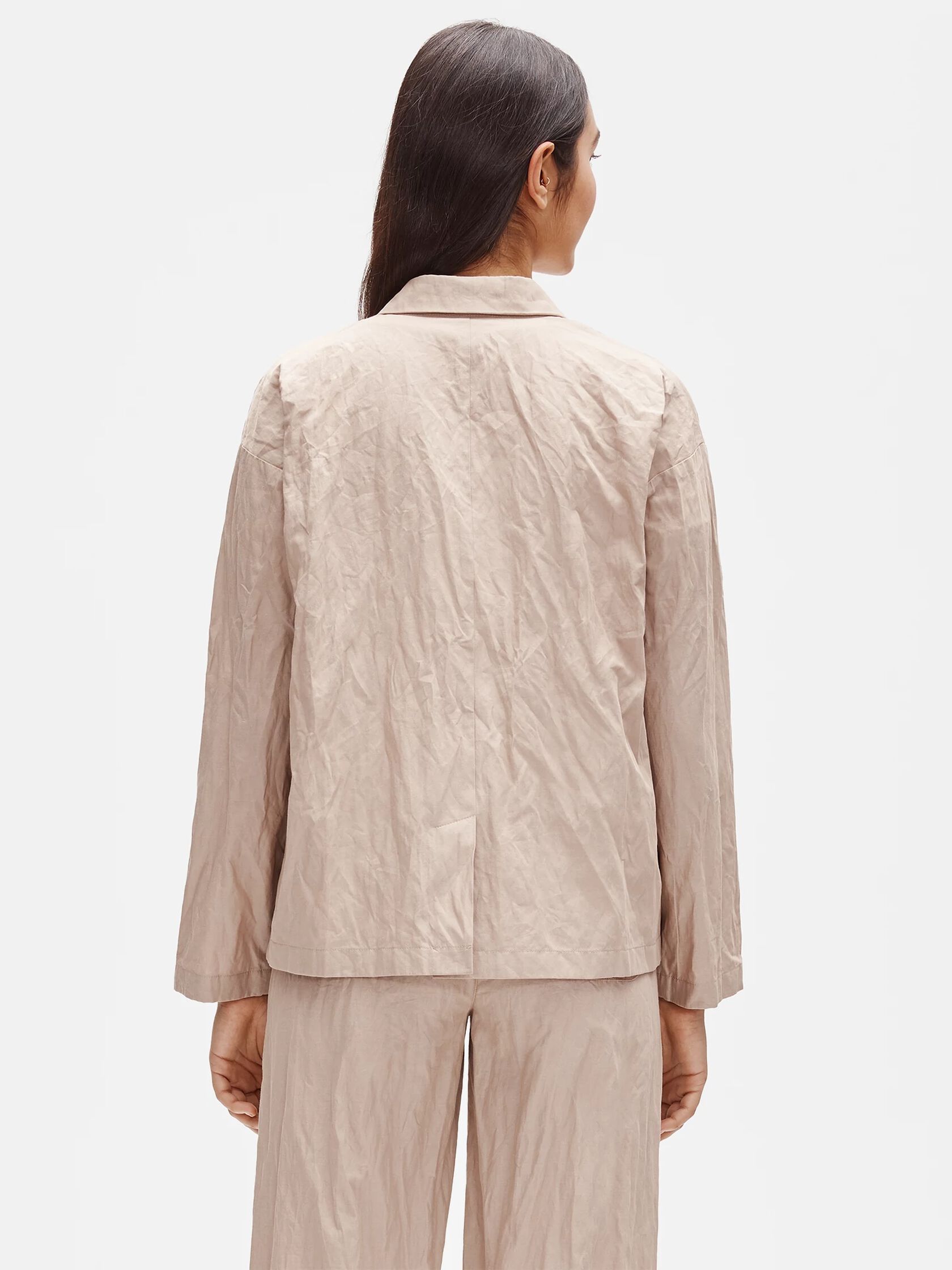 Organic Cotton Steel Boxy Jacket