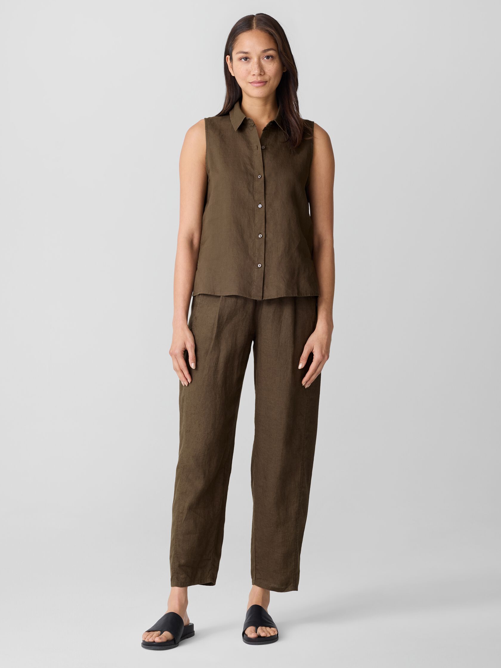 Organic Linen Lantern Pant