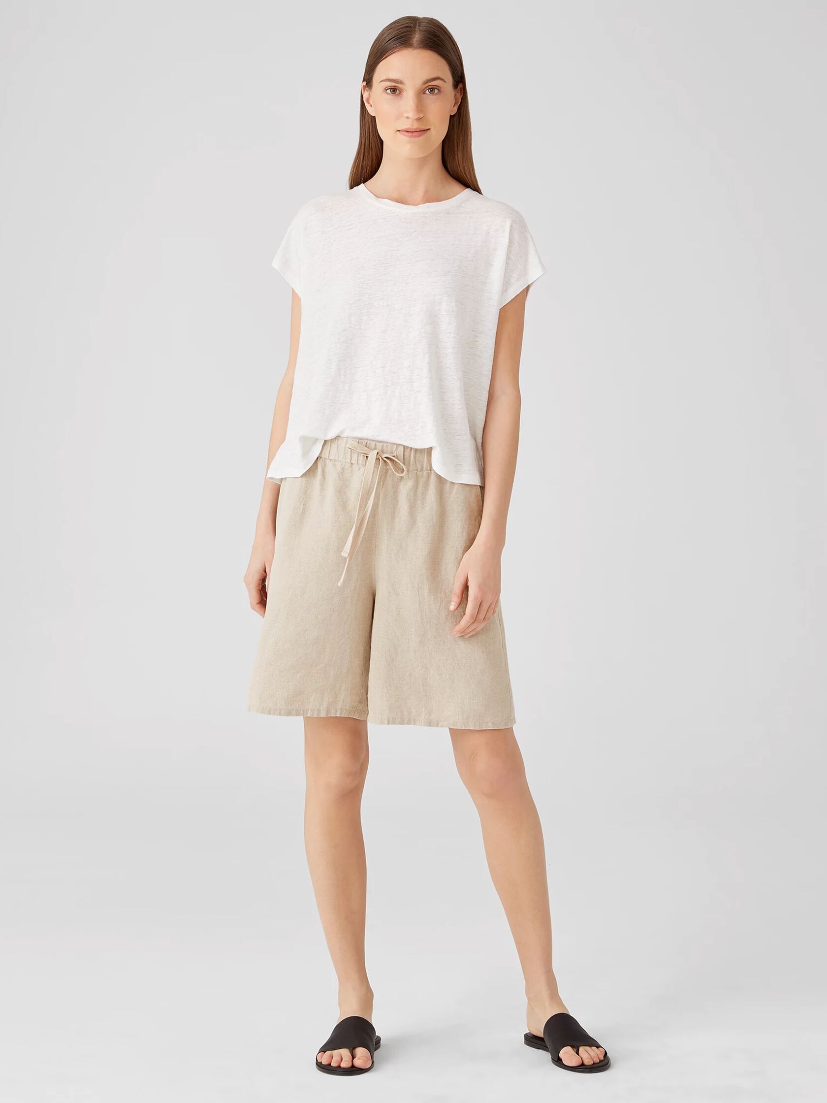 Organic Linen Shorts