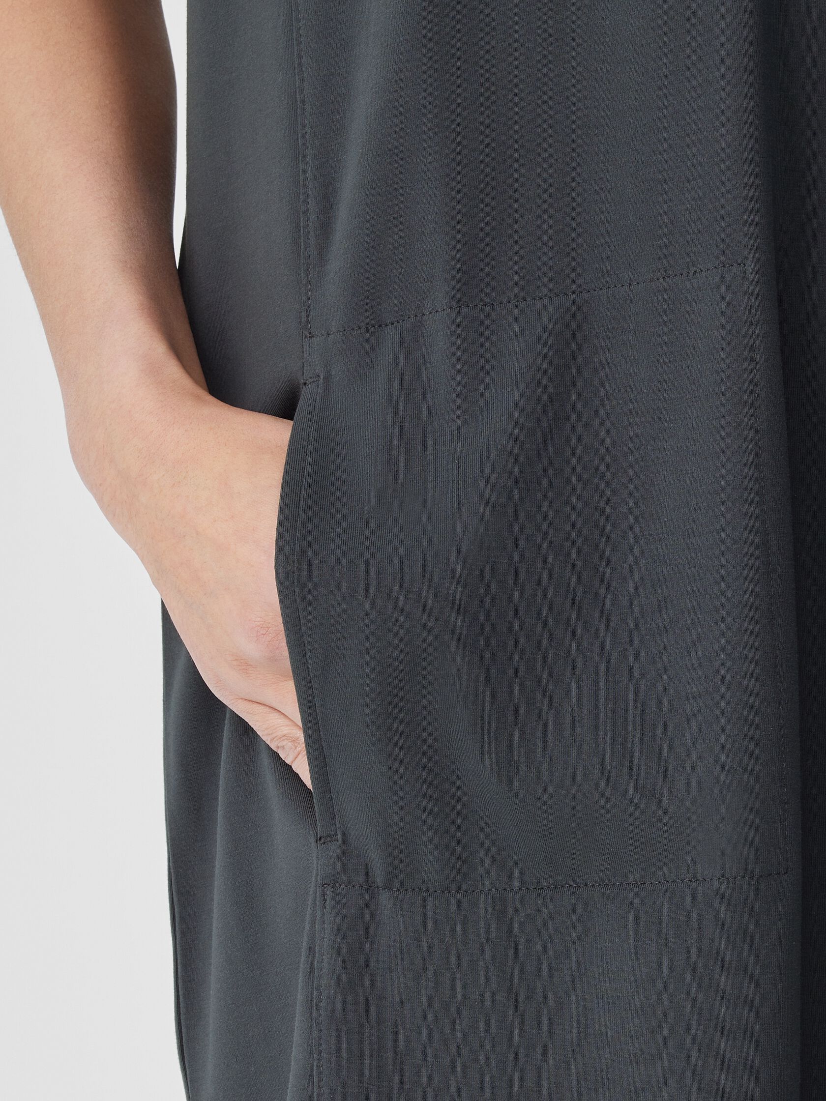 Pima Cotton Stretch Jersey T-Shirt Dress