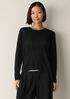 Superfine Merino Crew Neck Top in Regenerative Wool
