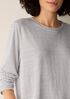 Striped Organic Linen Jersey Long-Sleeve Tee