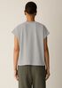Striped Organic Cotton Slub Crew Neck Tee