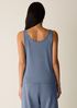 Stretch Silk Jersey Scoop Neck Tank