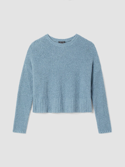 Cotton Fluff Crew Neck Top