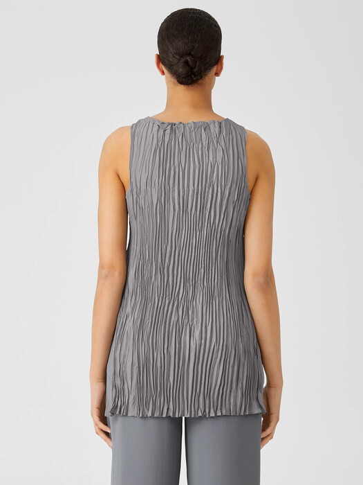 Crushed Silk Long Tank
