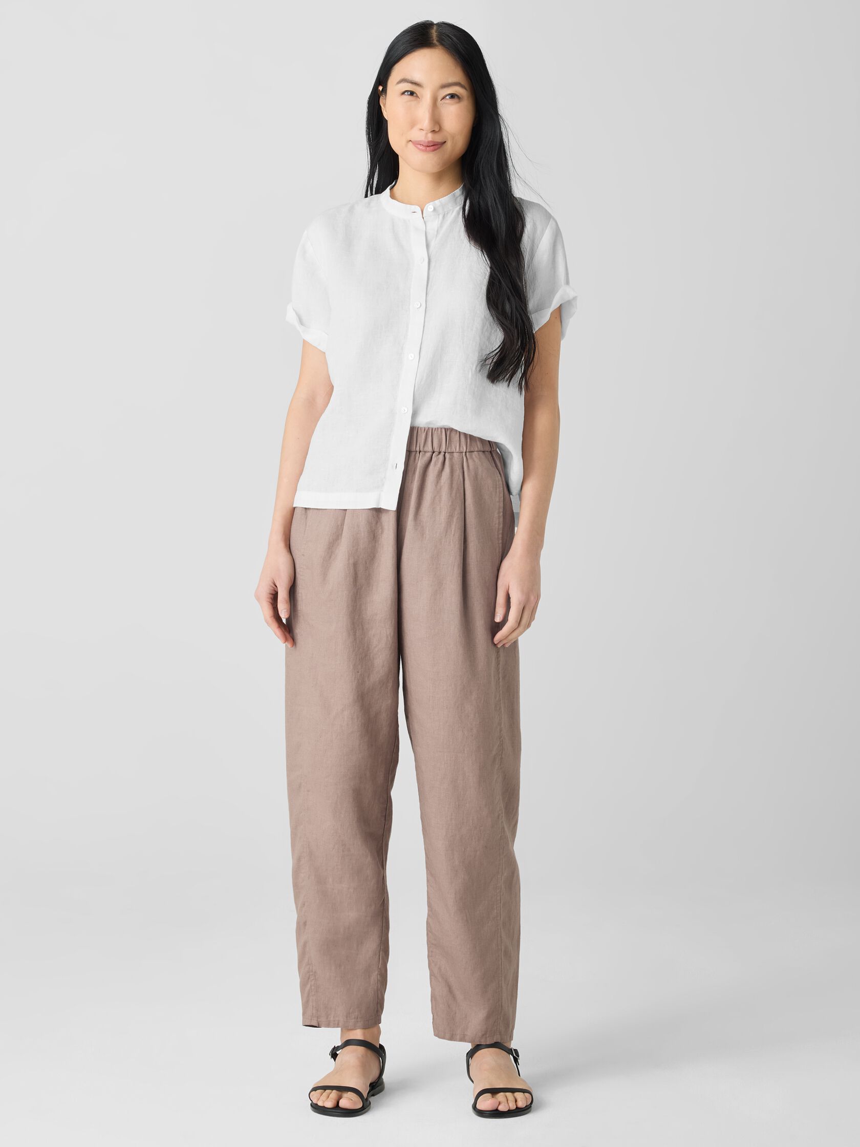 Organic Linen Lantern Pant