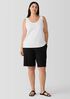 Pima Cotton Stretch Jersey Scoop Neck Tank